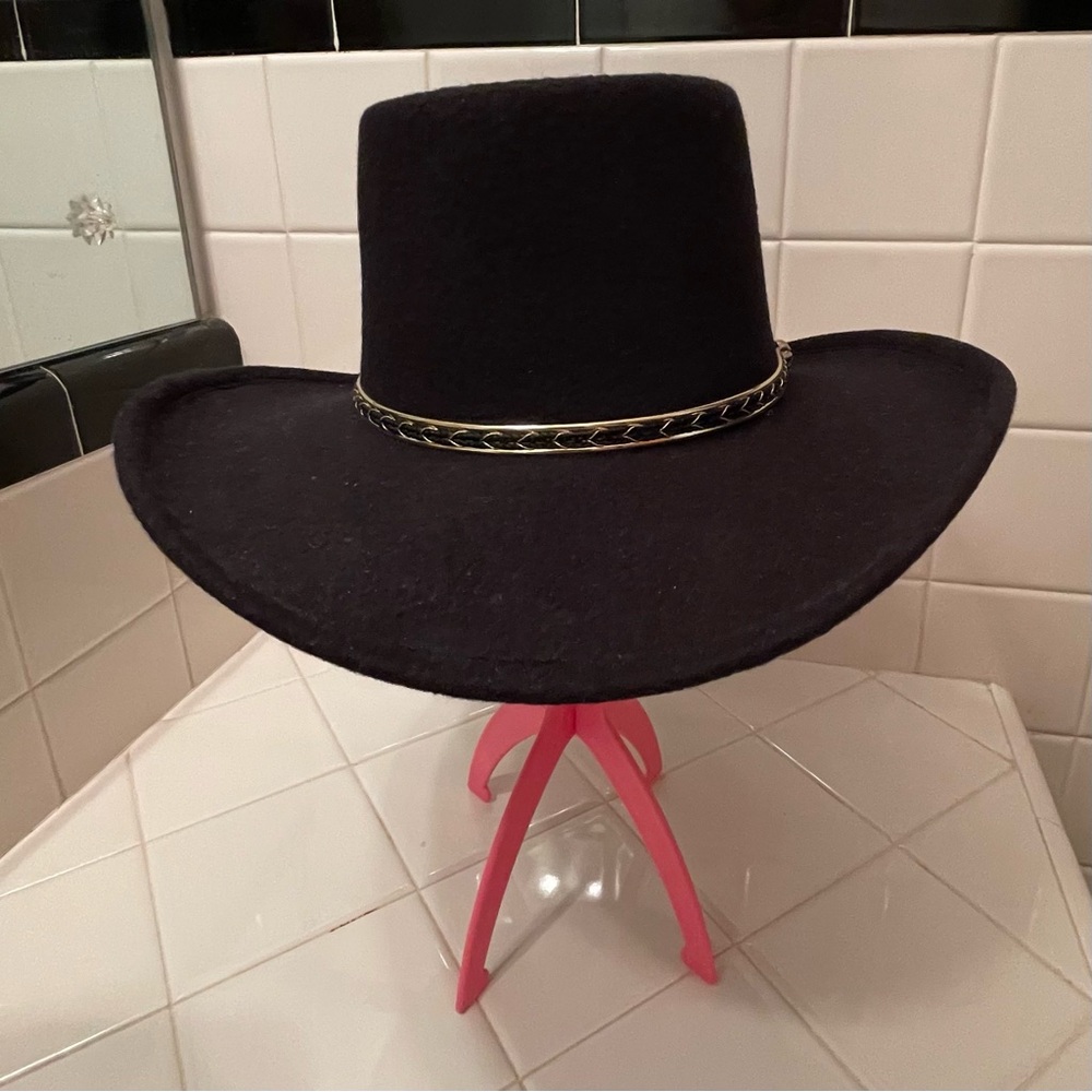 Western Express Gambler Style Cowboy Hat in Size 6 3/4 USA